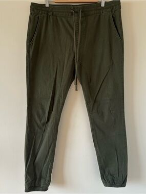 Men's Olive Green Jogger Pants